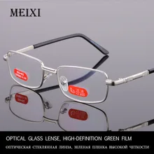 Оптическое стекло линзы, высокой четкости зеленая пленка очки для чтения женщин и мужчин унисекс очки+ 1,0 1,5 2 2,5 3 3,5 4 4,5 5 5,5 6