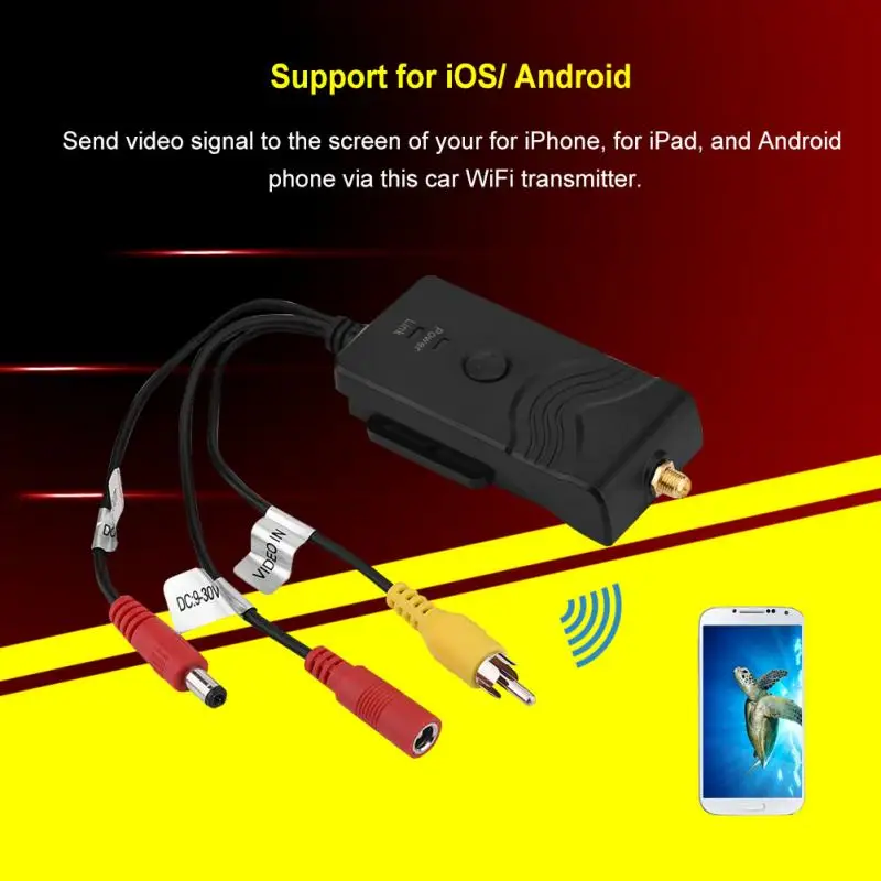 Rearview Camera WiFi Transmitter Waterproof Realtime Video Transmitter For Car Backup Camera