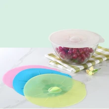 Очень большая Пищевая силиконовая чаша для микроволновой печи крышка свежая анти-Переливающаяся крышка пищевая обертка кухонная Кастрюля Сковорода Кухонные гаджеты 31,5 см