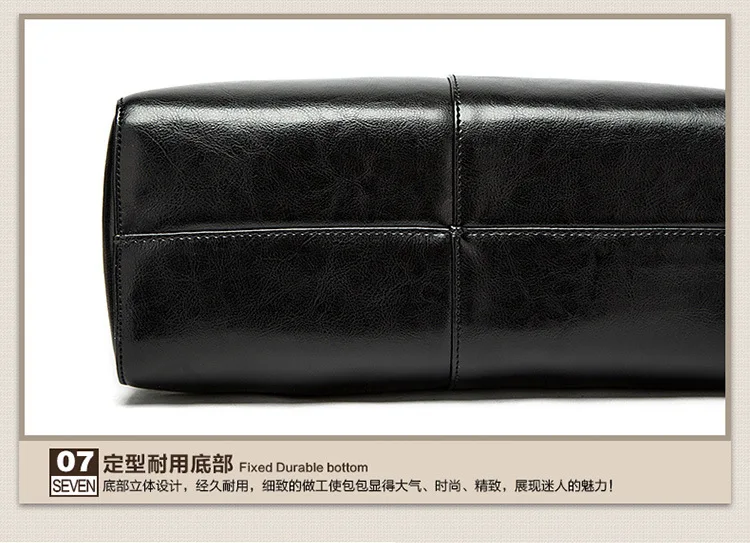 Real leather Luxury Women Handbag Shoulder Tote Bag Black Casual Ladies Leisure Crossbody Hand Bags (31)