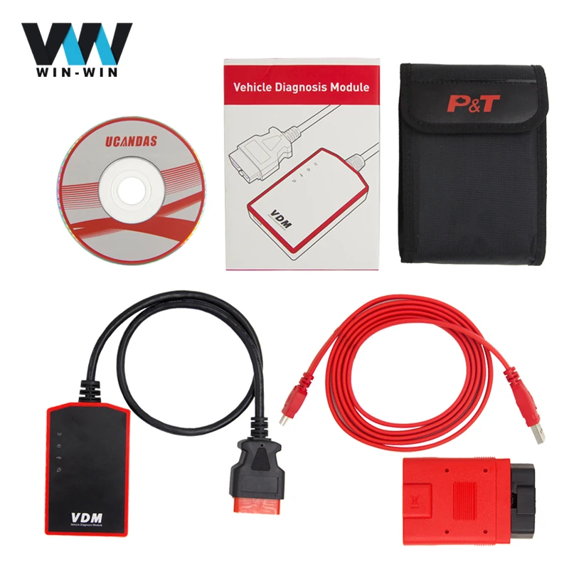 Для Honda J2534 VDM UCANDAS V3.90 wifi диагностический сканер полная Система UCANDAS VDM2 VDM II V5.2 OBD OBD2 инструмент для Android сканер