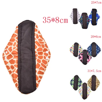 

S/M/L Reusable Bamboo Cloth Hygiene Menstrual Panty Pad Washable Menstrual Pad Mama Sanitary Towel Pad Feminine For Lady