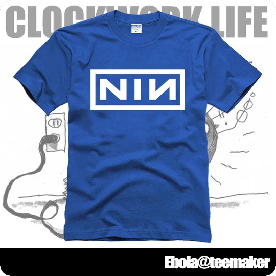 Ectic Новинка 2018 Бесплатная доставка Модная одежда для пары NIN Nine Inch Nails Летняя