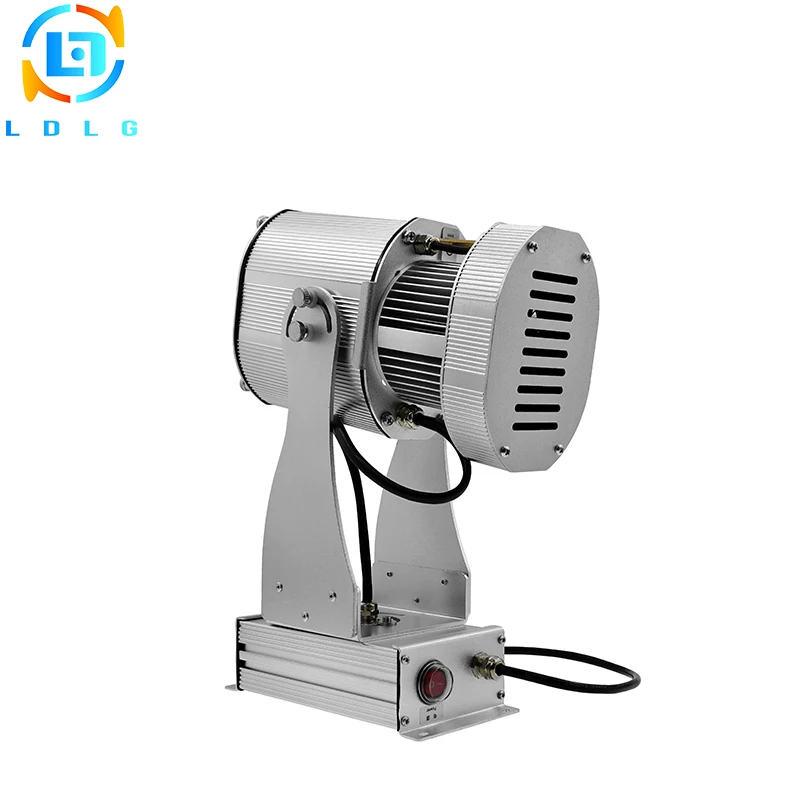 US $509.80 Advertising Silver Rotary Image 80W LED Logo Projector IP65 10000lm Custom Slide Company Logo LED Image Projector Light Outdoor