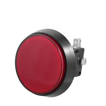 

Red LED Lamp 52mm Dia Round Push Button w Limit Switch for Arcade Video Game