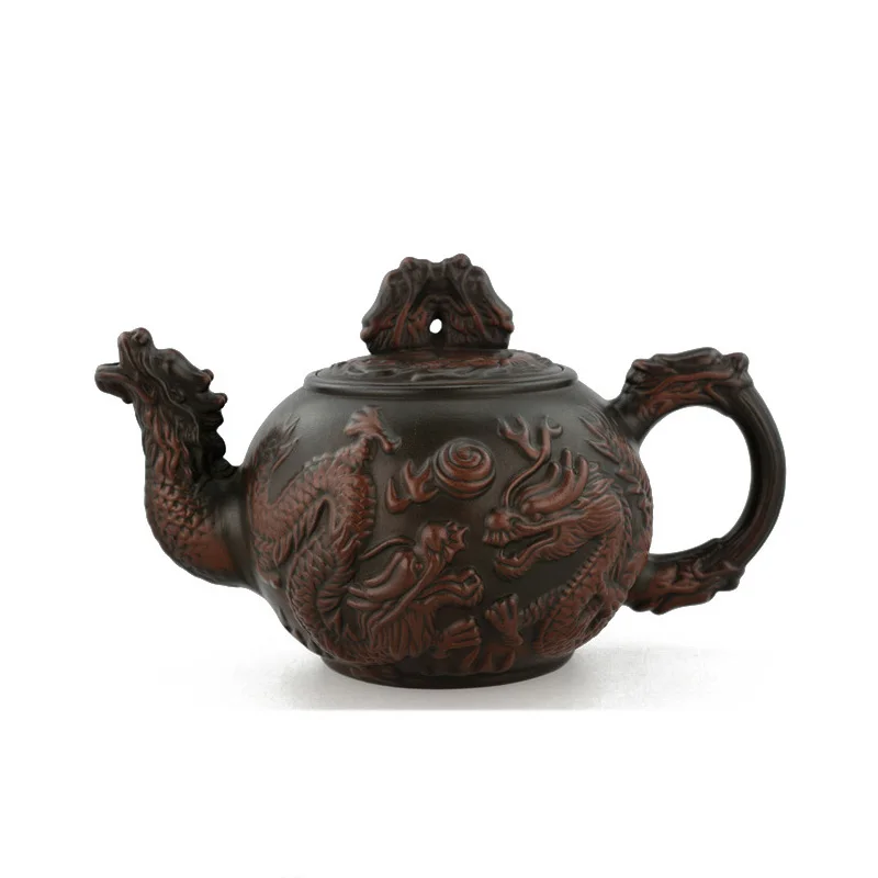 

Precious Collection Value Teapot Yixing Teapots 300ml Dragon Ceramic Chinese Handmade Set Ceramic Gift Sets Porcelain Kettle