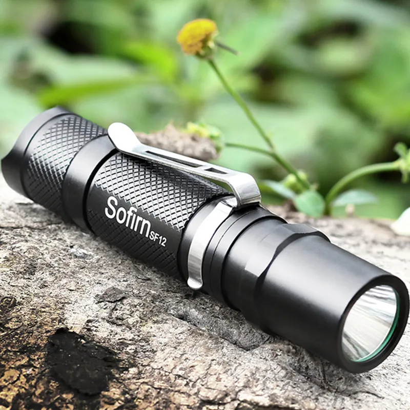 Sofirn SF12 мини светодиодный светильник-вспышка AA 14500 Cree XPG2 портативный светильник-вспышка 430LM тактический фонарь с 5 режимами