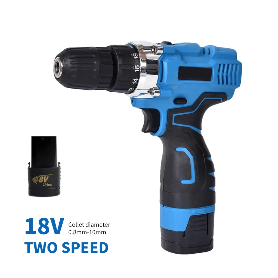 

18V Mini Electric Cordless Drill Household Rechargeable Electric Screwdriver For Woodworking Power Tool Handheld Parafusadeira