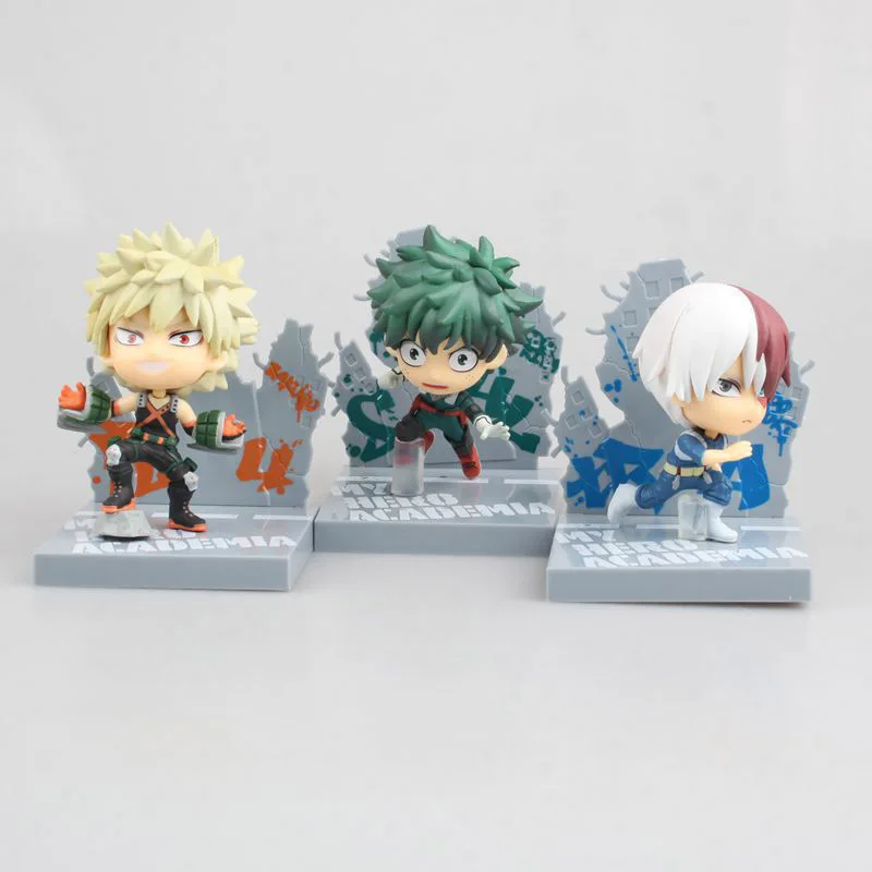 My Hero academic Izuku Midoriya мини-фигурка катсуки бакугу Тодороки Shoto ПВХ Фигурки Brinquedos