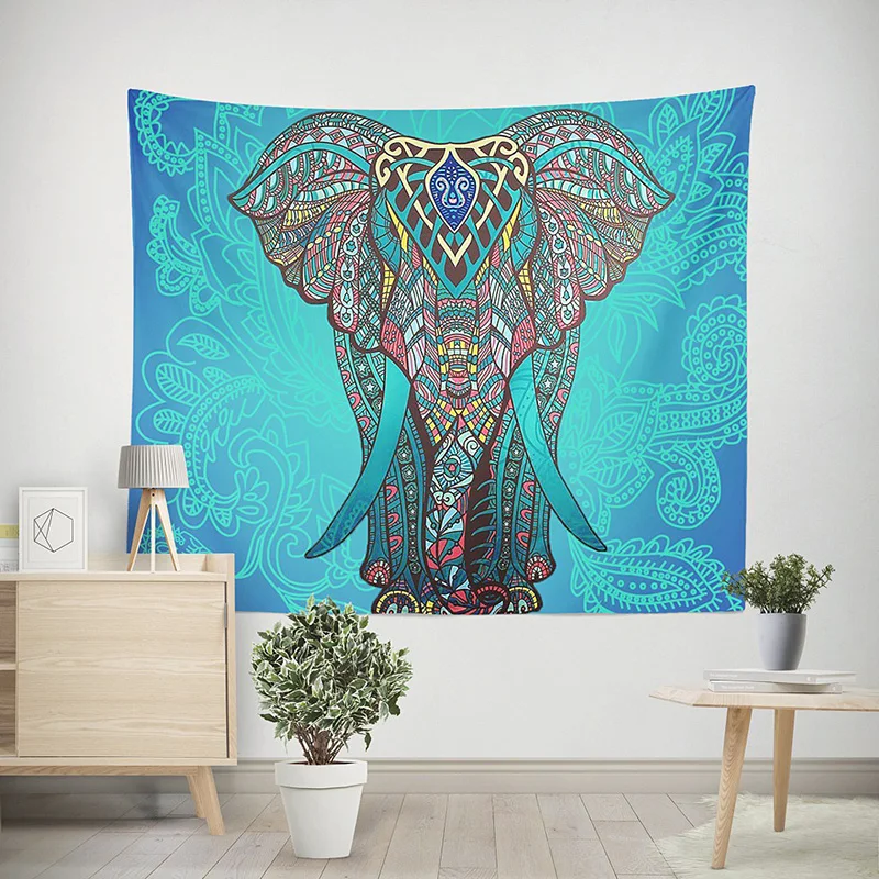 200x150cm Elephant Photo Backdrop Wall Indian National Style