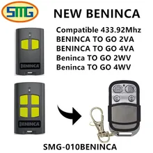 Beninca TO.GO 2WV transmitter Beninca rolling code remote control 433.92MHz Programmming on receiver