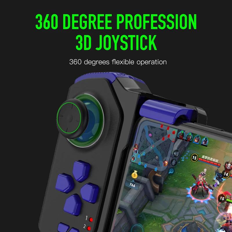 PUBG Controllers Goystick Bluetooth Single Hand PUBG Mobile Gamepad Wireless Portable Game Controller for iPhone Android Phone