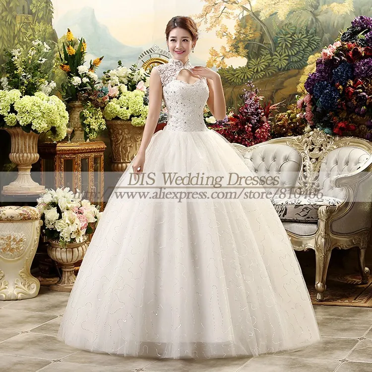 Lamya 2018 New Style Custom Make Lace Wedding Dress Sweet Ball Gown