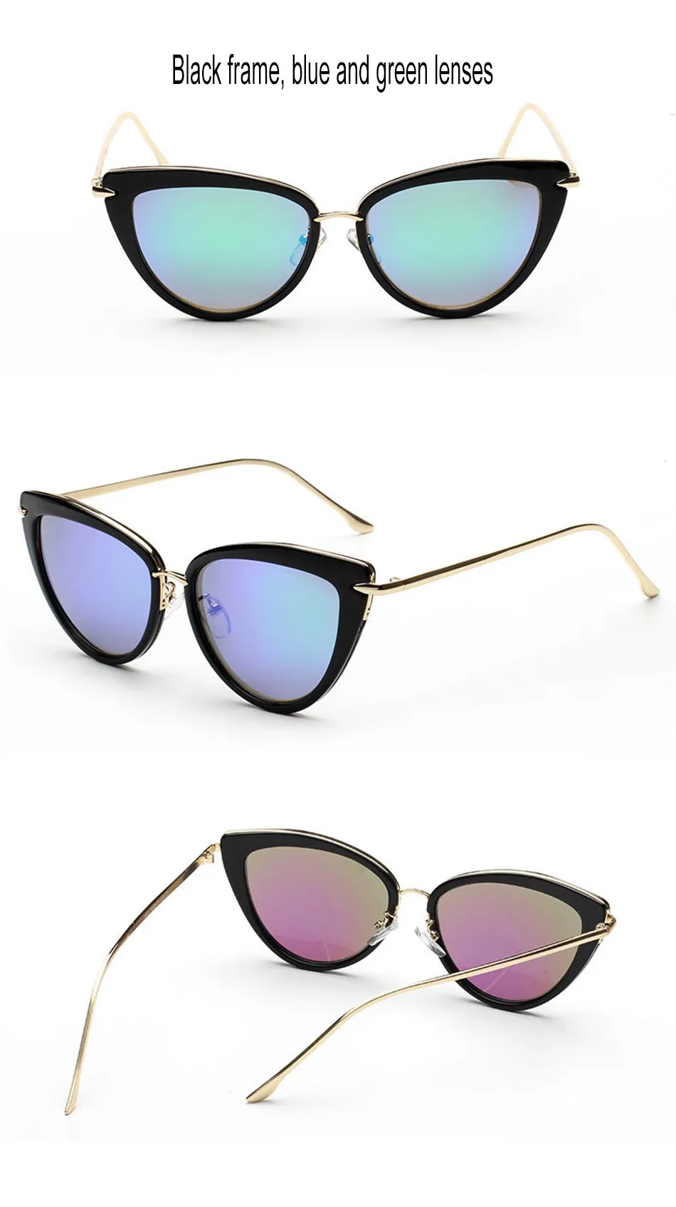 FEIDU Роскошные ретро в форме кошачьих глаз солнцезащитные очки Женская Летняя мода UV400 защита 6 Стиль очки Oculos De Sol Feminino с коробкой