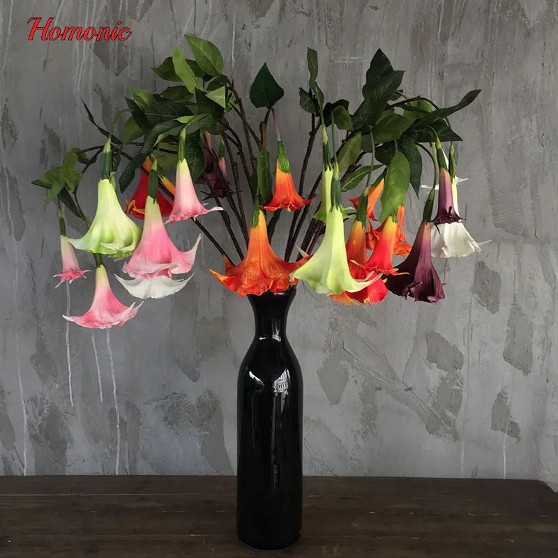 

Artificial PU flower Slik bouquet mandala flower datura plants hawaiian party decoration wedding artificial flowers party decor