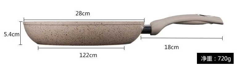 20 см, 24 см, 28 см, белый минеральный сковорода с антипригарным покрытием Фрай Сковорода для яиц