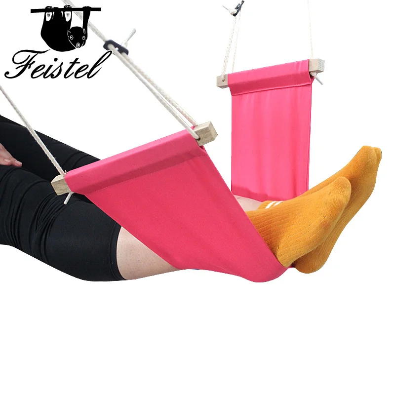 Розовый Настольный гамак для ног Уход за ногами инструмент гамак для ног Открытый Отдых кроватка портативный Офисный гамак для ног Мини опора для стоп зеленый