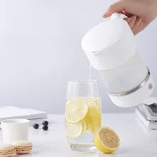 0.5L мини портативный дорожный складной чайник для воды силиконовый мгновенный нагрев складной электрический чайник Защита от автоматического отключения