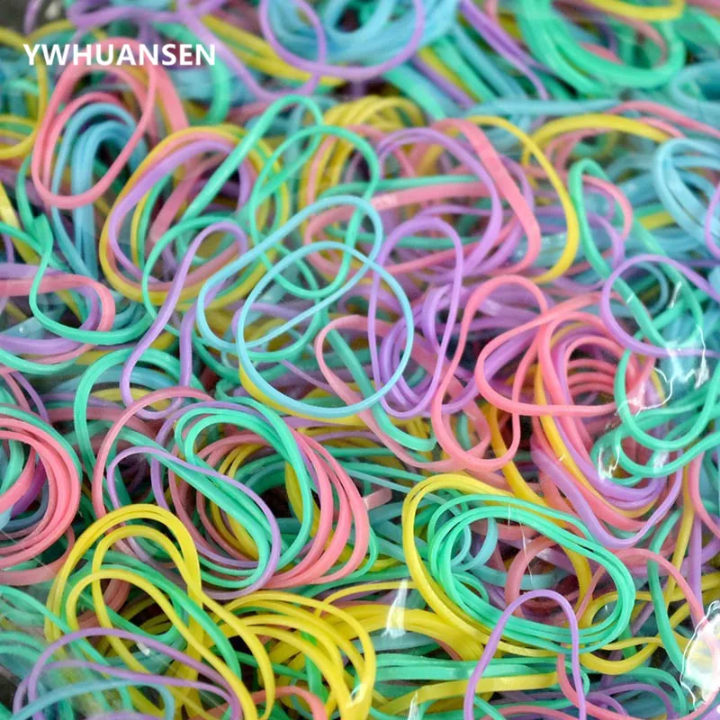 YWHUANSEN около 1000 фотоблесток (посылка) новые детские резинки для волос из ТПУ