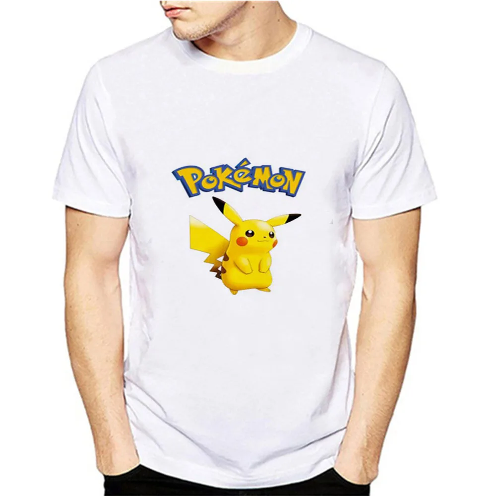 

Pokemon Fashion T-shirt Men T-shirt Summer casual T-shirt anime cartoon clothes