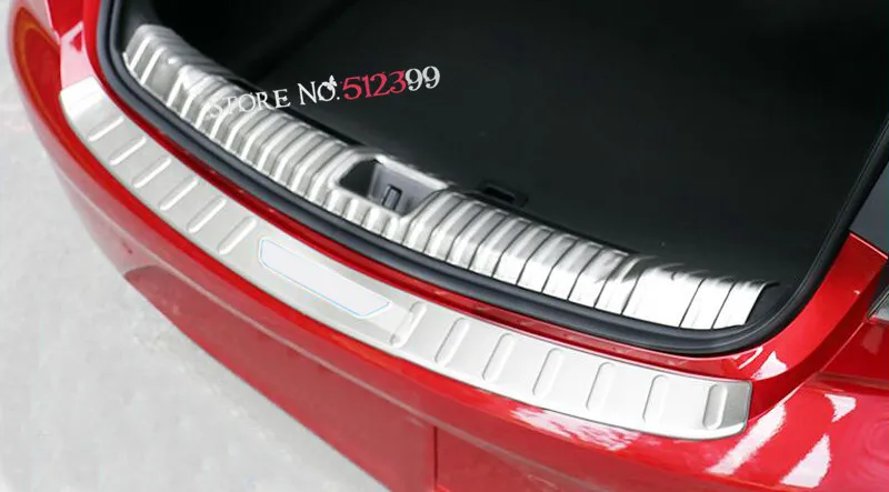 

2* Stainless Steel Rear Boot Trunk Rear Bumper Protector Sill Trunk Tread Plate For Opel Vauxhall Insignia 2nd. Gen. 2017 2018