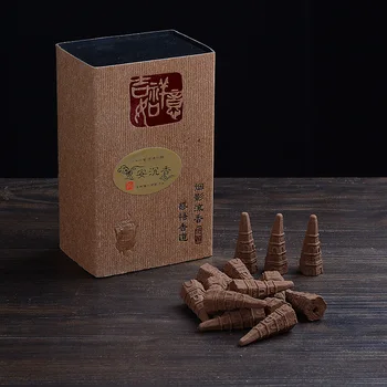 

Approx 40pcs/Box Tower Incense Cones Incense Backflow Tower Incense Home Fragrance Aromatherapy Diffuser Environment Aromatizer