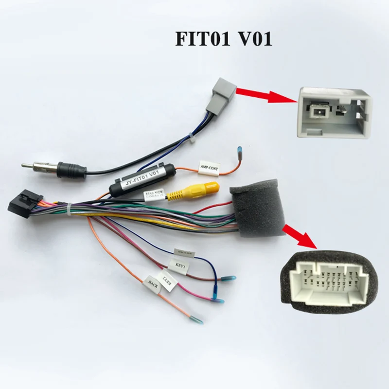 

New Hot Special ARKRIGHT Wiring Harness Cable For HONDA Radio Head Unit Adaptor.