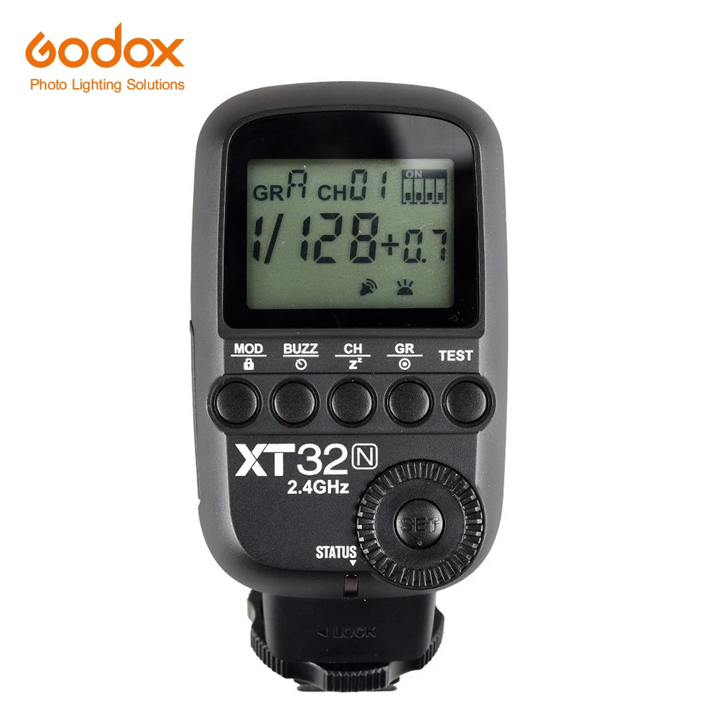 

GODOX XT32N HSS 1/8000s 2.4G Wireless Power Control Flash Trigger for Nikon Cameras XT-32N