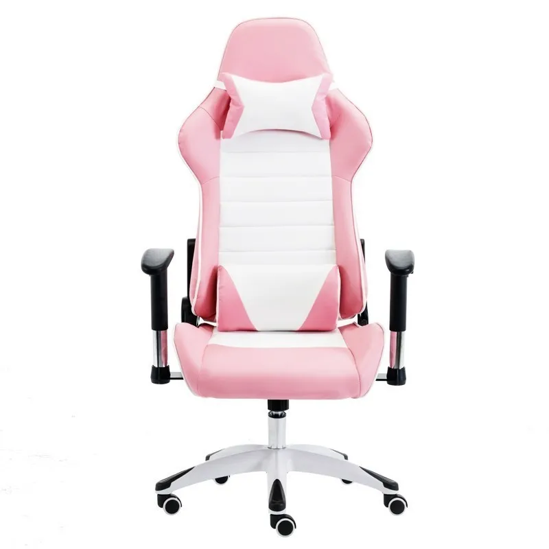 ЕС 8008 розовый Poltrona игровой Esports Boss Silla Gamer офисный стул массажный с колесом с подставкой для ног может лежать