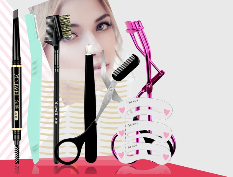 Eye 8 sets makeup suits a full set of tools for beginners eye makeup