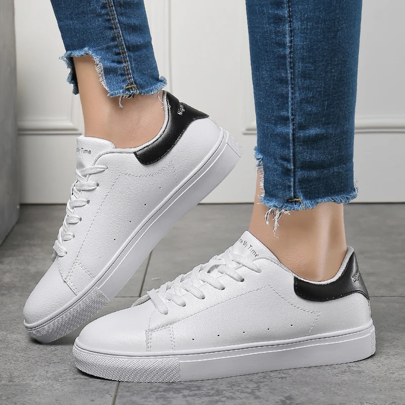 2018 New Sneakers for Women White Casual Shoes Woman Lace Up Sneakers ...