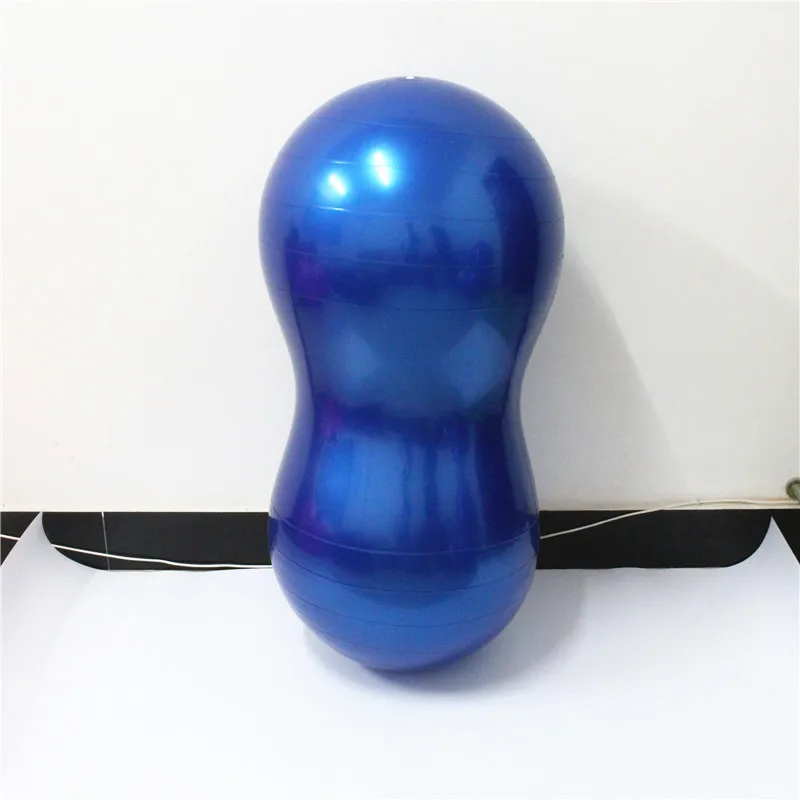 Товары для йоги взрывозащищенные мячи для йоги арахисовый мяч для фитнеса физиотерапия мяч для арахиса мячи для йоги Гимнастика-Пилатес - Цвет: blue