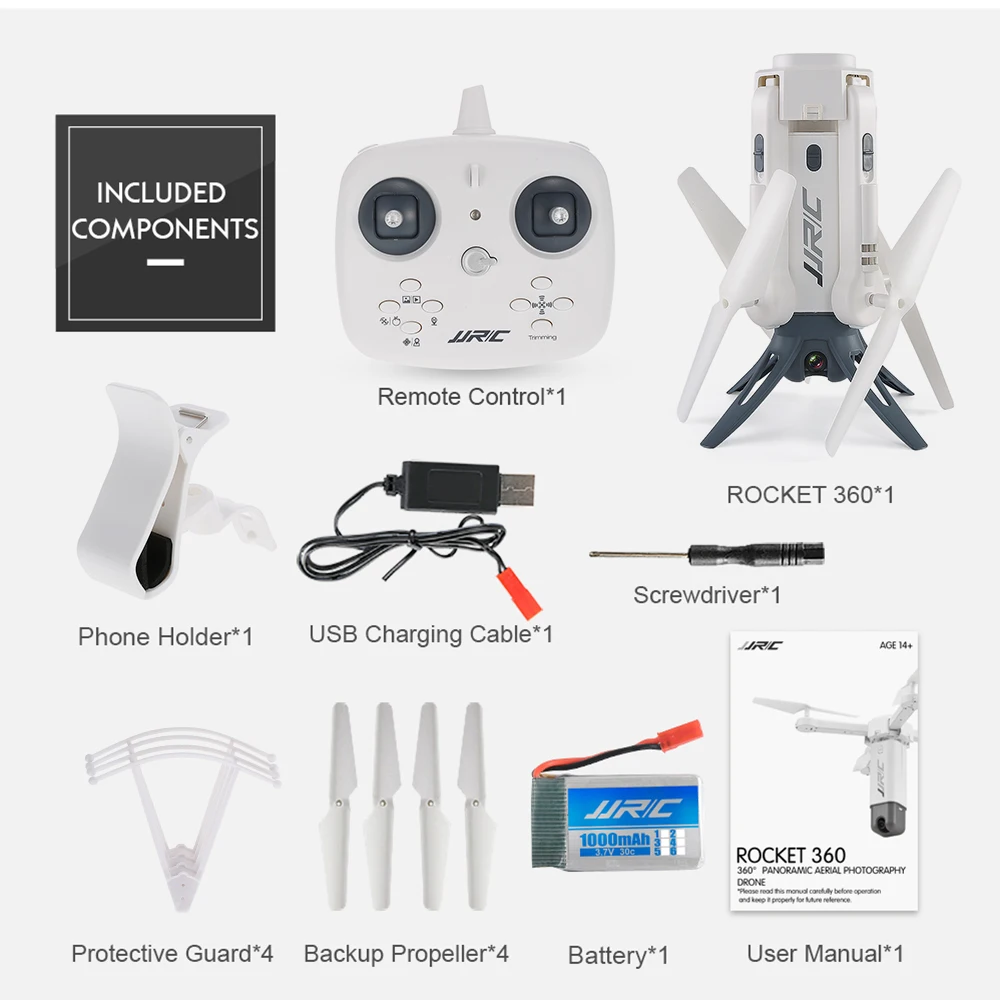 JJRC H51 реактивный Дрон с камерой Wifi FPV RC вертолет 360 градусов панорамная