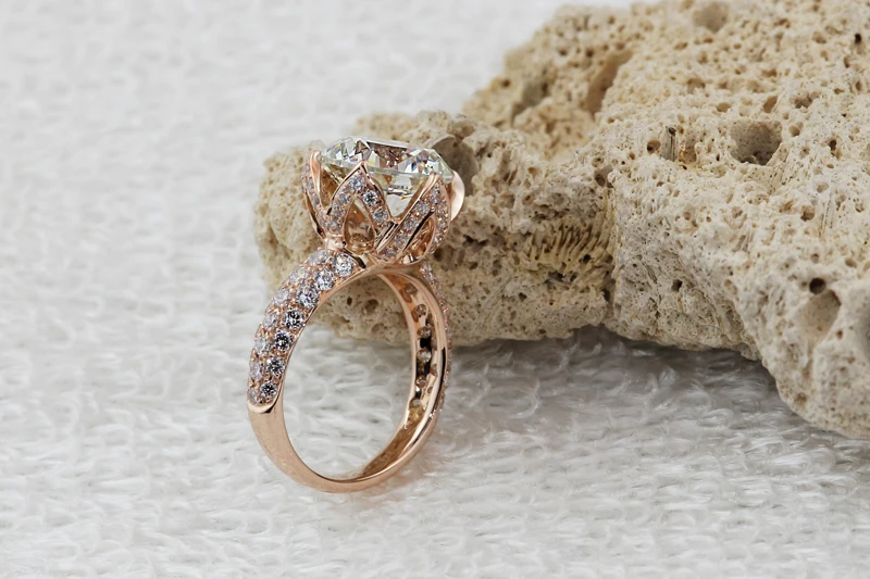 aliexpresscom buy luxury 4 carat 10mm sona lab gem ringsrose gold color engagement wedding rings micro pave ring 925 sterling silver ring from - Luxury Wedding Rings aliexpresscom buy luxury 4 carat 10mm sona lab gem ringsrose gold color engagement wedding rings micro pave ring 925 sterling silver ring from - Luxury Wedding Rings