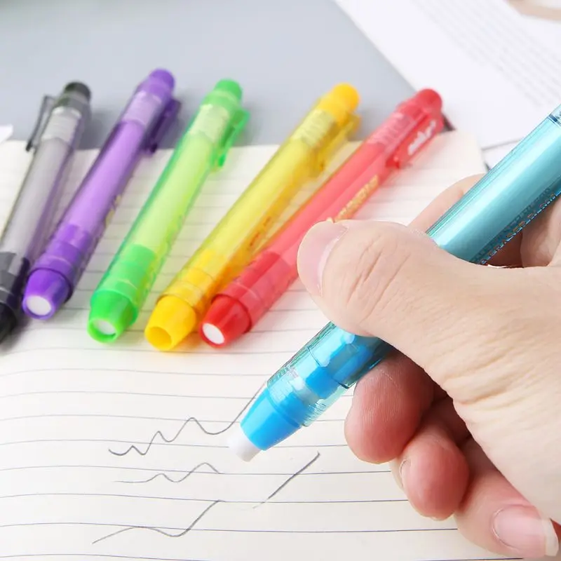 Творческий Пресс Тип ластик в форме ручки письмо и рисование ластик для карандашей студент, школа, офис Канцтовары для обучения аксессуары