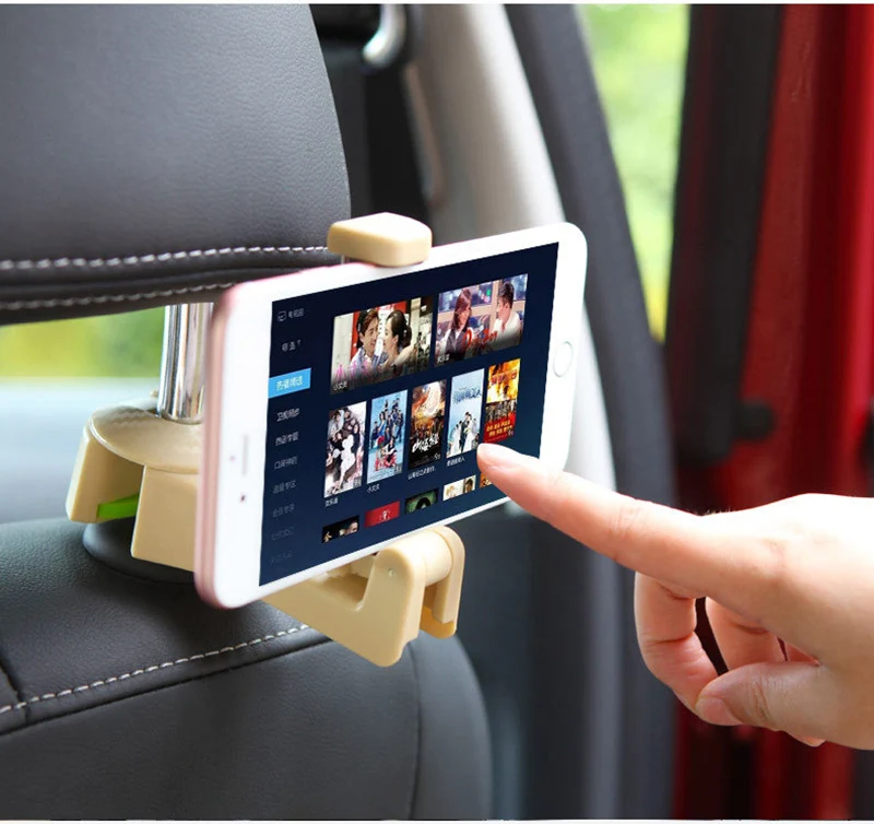 Universal Multifunctional power mobile phone rear seat bracket car rear seat bracket phone holder Car use for Bag Handbag