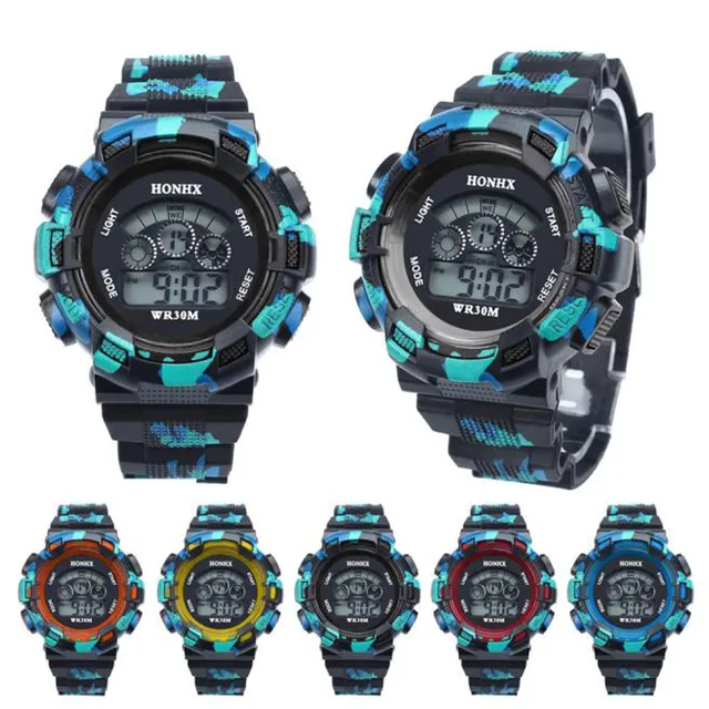 Children Digital Watches Cool Mens Boys LED Quartz Alarm Date Sports Wrist Watch Children Digital Watches Cool Mens Boys LED Quartz Alarm Date Sports Wrist Watch