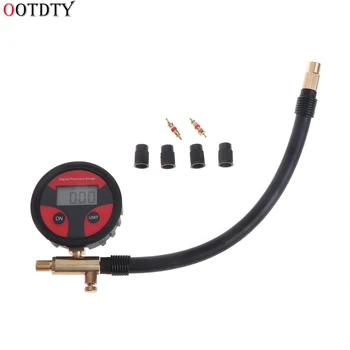 

OOTDTY 0-200PSI Digital Tyre Tire Air Pressure Gauge LCD Manometer Car Truck Motorcycle