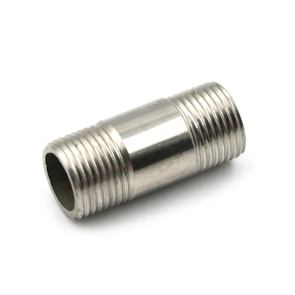 1Pcs SS304 Male x Male Threaded Pipe Fitting Stainless Steelin Pipe