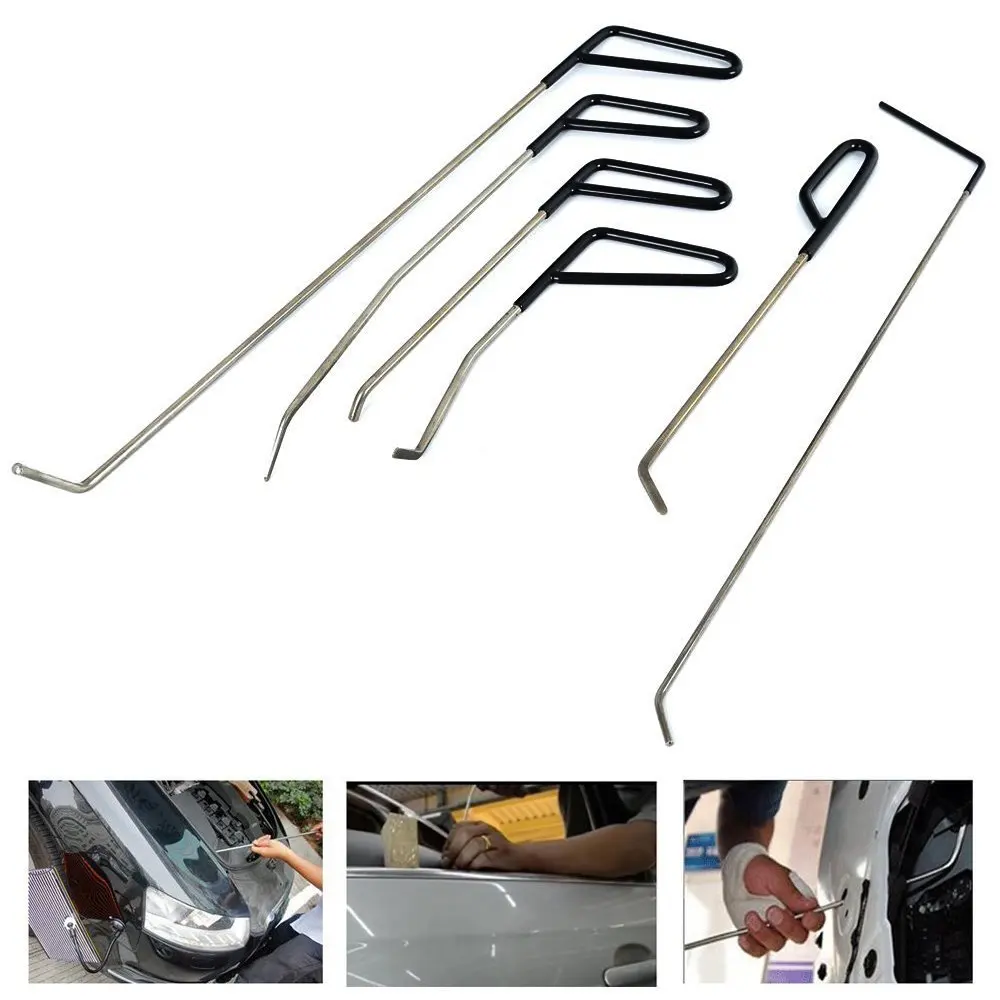 

FURUIX PDR tools Rods Auto Body Dent Repair Hail Damage Removal Tools Dent Hammer for Door Dings Hail Repair and Dent Removal