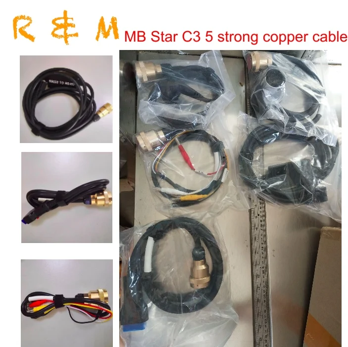 Кабель для сканера no c3 sd connect marcedes star diagnosis 5 крепкие медные кабели rs232 к rs485 mb
