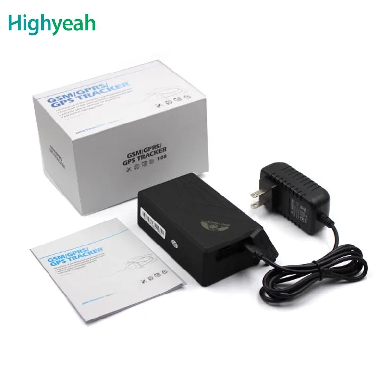 

Waterproof IP66 Vehicle GPS Tracker CarGPS108 TK108 10000MA Battery Remove Anti-tamper Alarm Realtime Tracking By Mobile APP Web