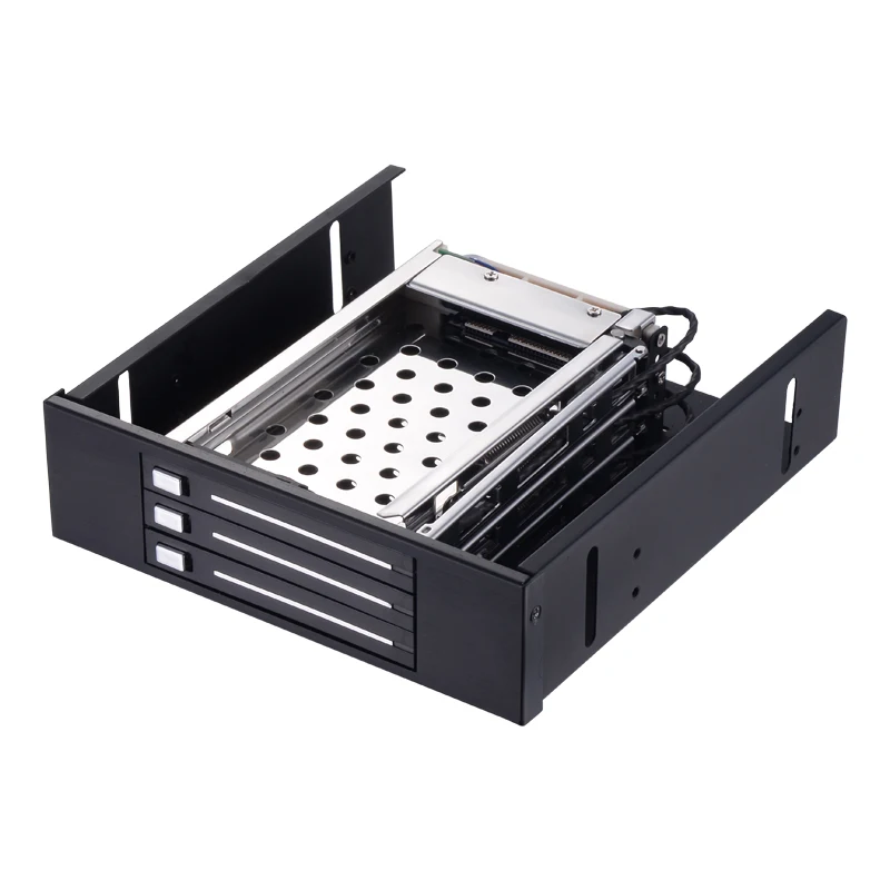 Uneatop Optical Drive Bay 3 X 2.5in Trayless Sata Internal Hdd Mobile