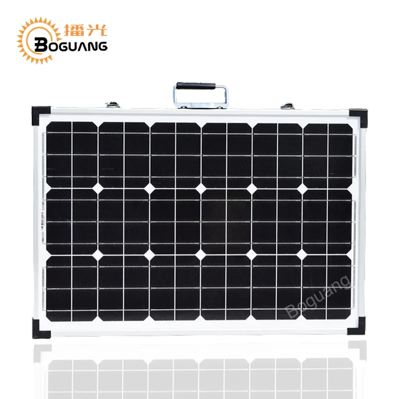 Boguang 120 Вт Складная солнечная панель 2*60 ВАТТ Портативный зарядное устройство монокристаллического клетки 10A контроллер 12v батарея Китай легко носить с собой
