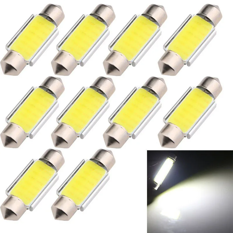2pcs/set 39MM 3014 30SMD LED Car Festoon Dome Interior Map Light Bulb White