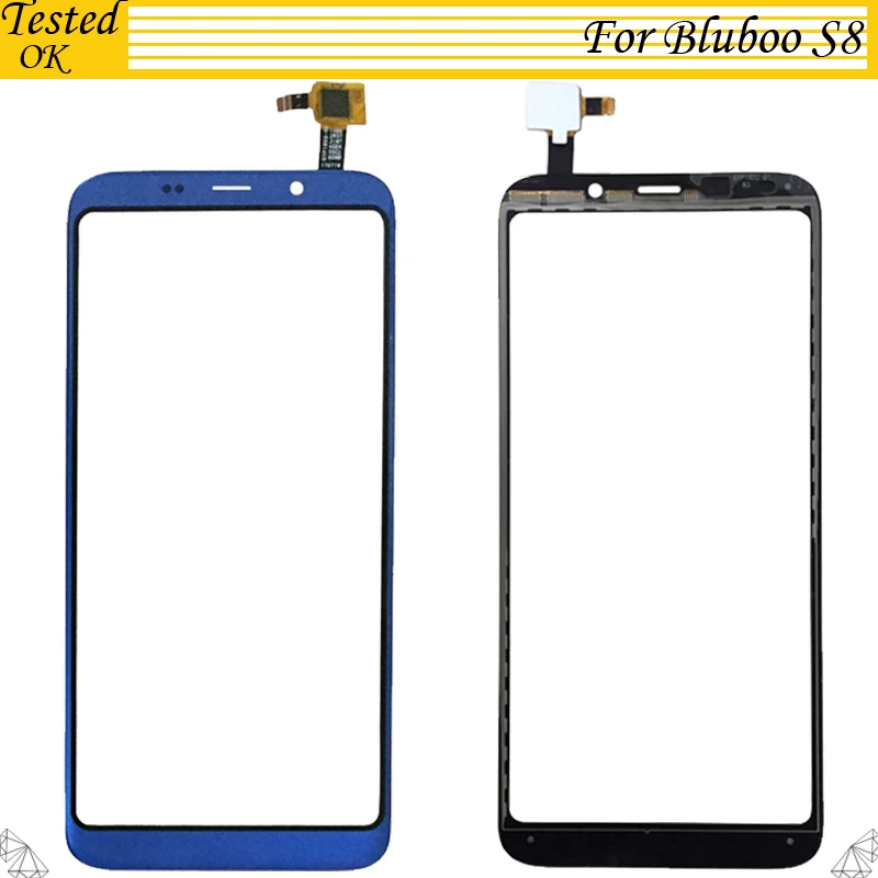 

100% Tested Working For Bluboo S8 Touch Panel Touch Screen 5.7'' Digitizer Sensor Replacement For Bluboo S8 TouchScreen