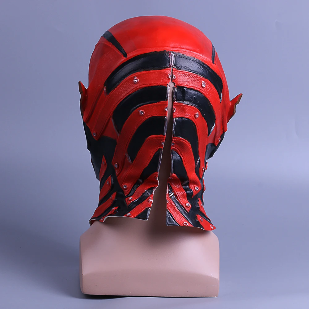 Adlut Mask Justice League The Flash Mask Cosplay Costumes Latex Masks Props Full Face (4)