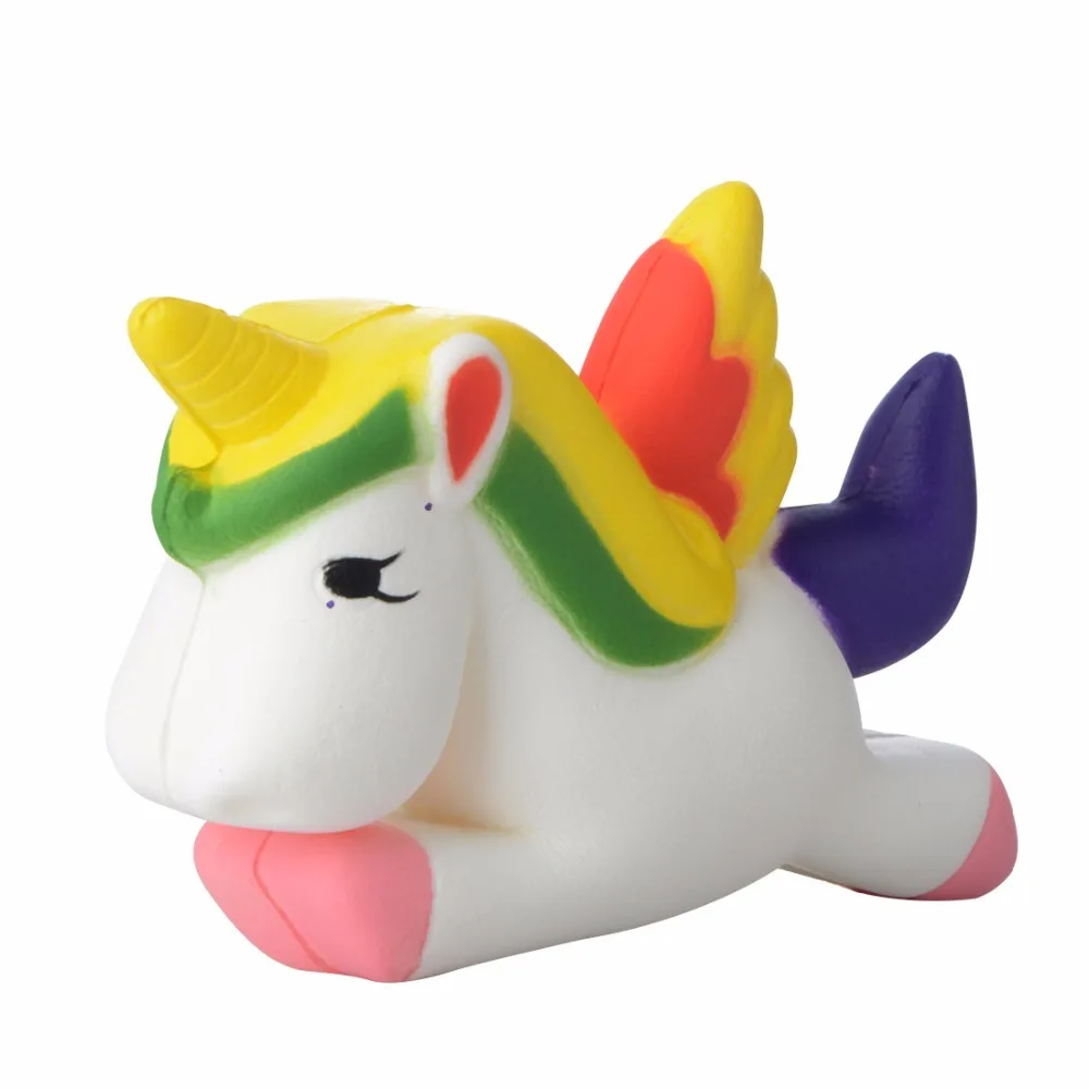 

13CM Jumbo Squishy Kawaii Unicorn Squeeze Squishy Toy Anti-stress Phone Strap Slow Rising Fun Gags Joke Kids