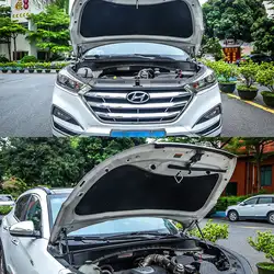 JY для HYUNDAI TUCSON 2015-2017 2 шт. крышка двигателя Поддержка гидравлические капюшон леер автомобильные аксессуары для укладки