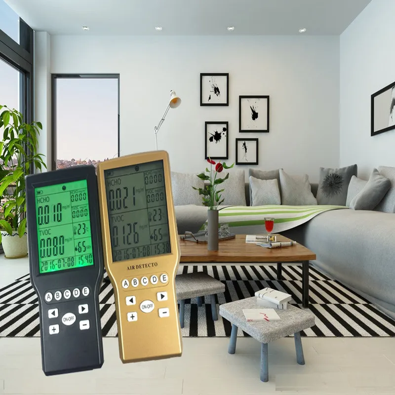 toluene gas detector HCHO indoor air quality monitor home HCHO sensor